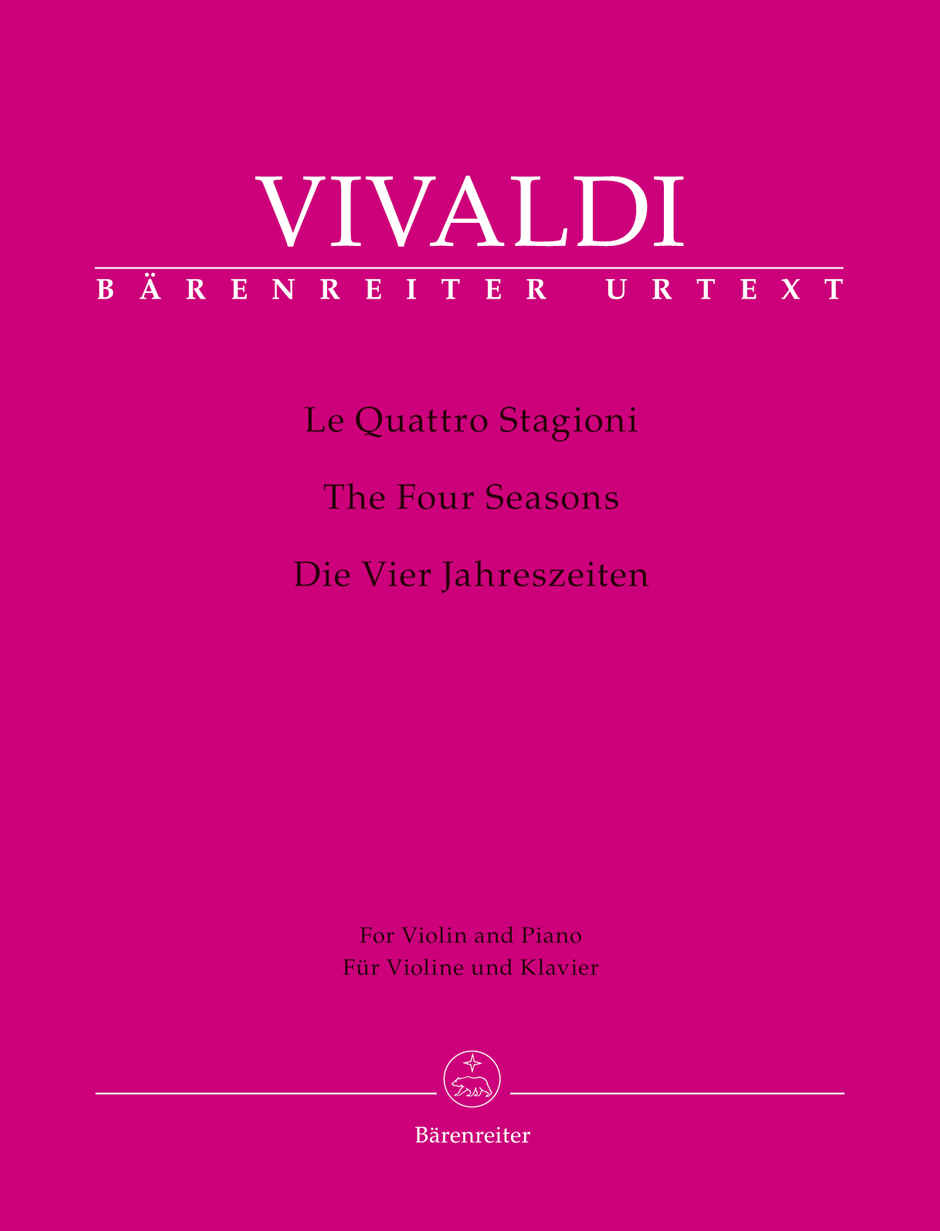 VIVALDI A. - LAS ESTACIONES (4) URTEXT - OP.8