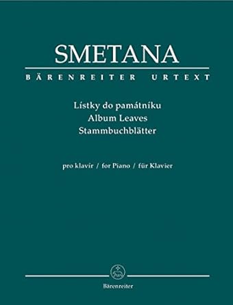 SMETANA B. - HOJAS DE ALBUM (PIANO) URTEXT