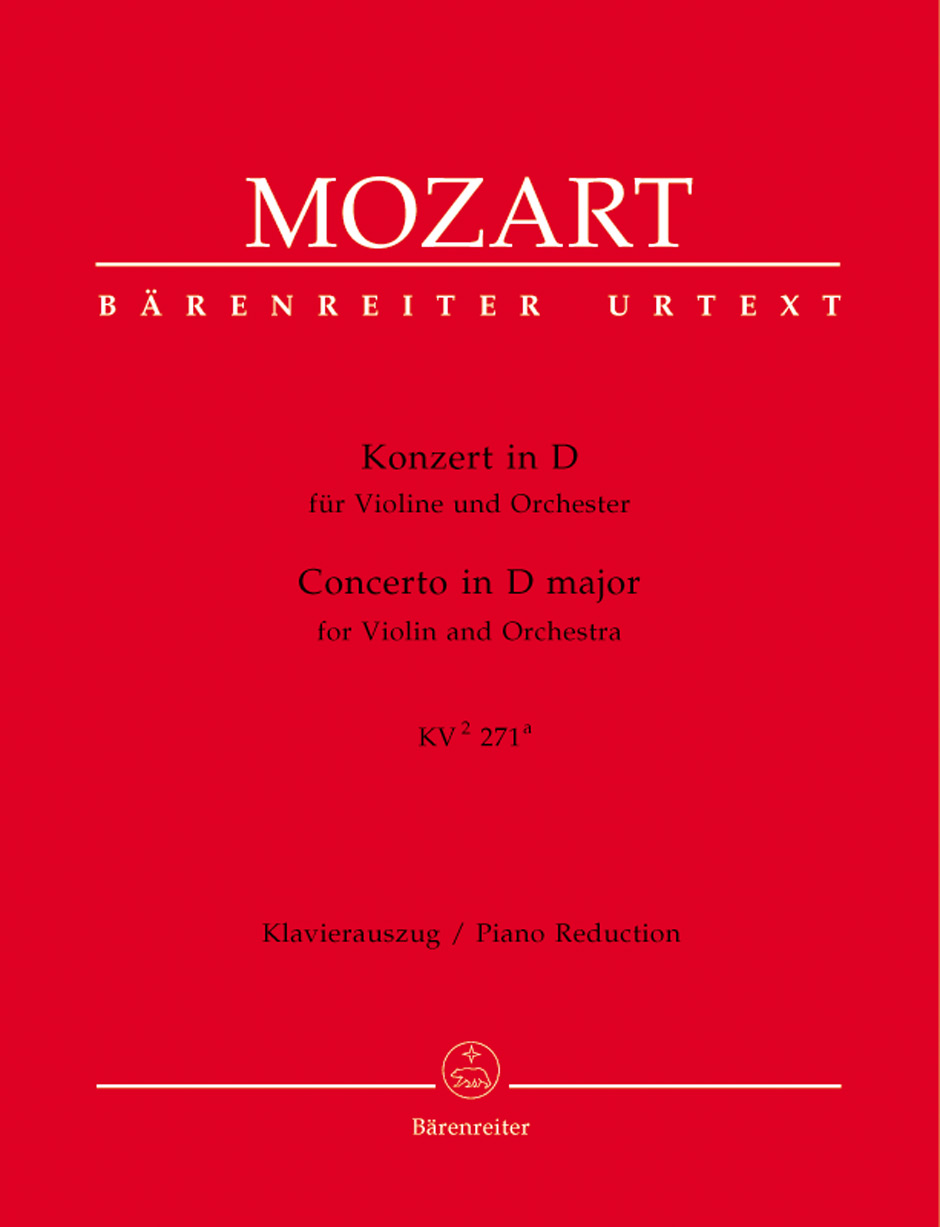 MOZART W.A. - CONCIERTO RE M KV.271 VIOLIN Y PIANO