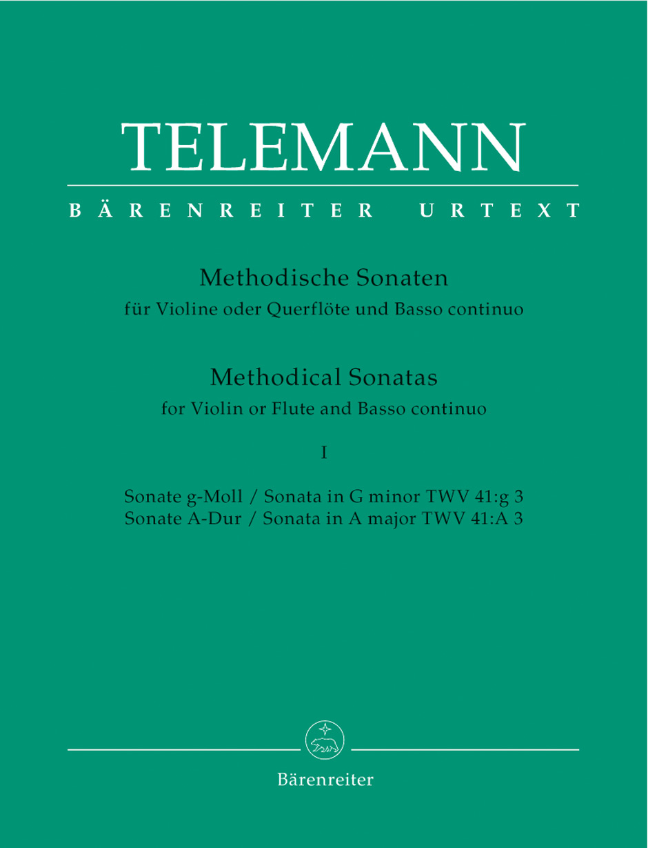 TELEMANN G.P. - SONATAS METODICAS V.1 URTEXT -