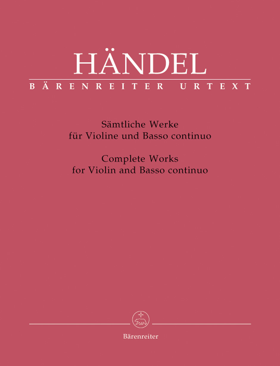 HANDEL - OBRAS COMPLETAS VIOLIN Y BAJO CONTINUO