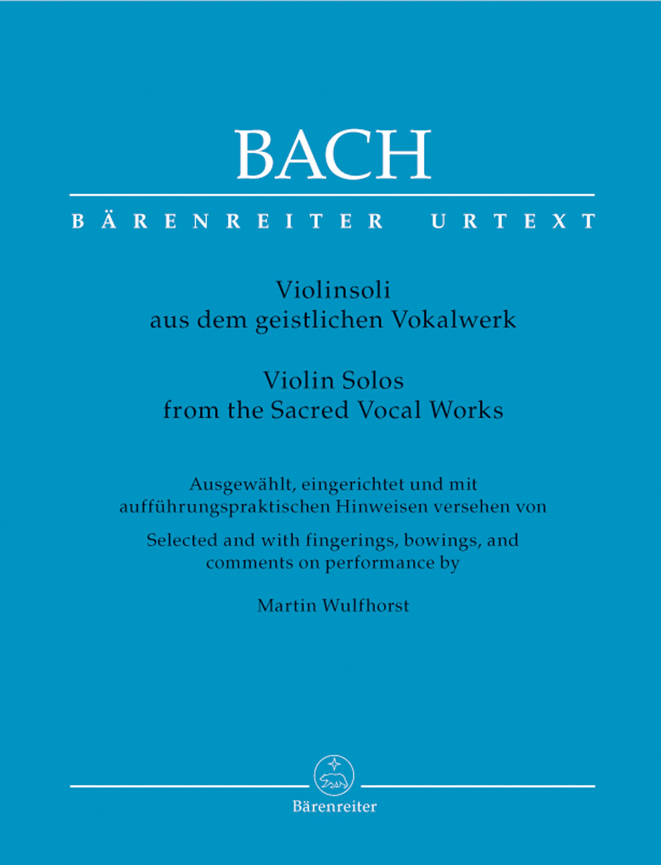BACH J.S. - SOLOS DE OBRAS VOCALES SACRAS URTEXT -