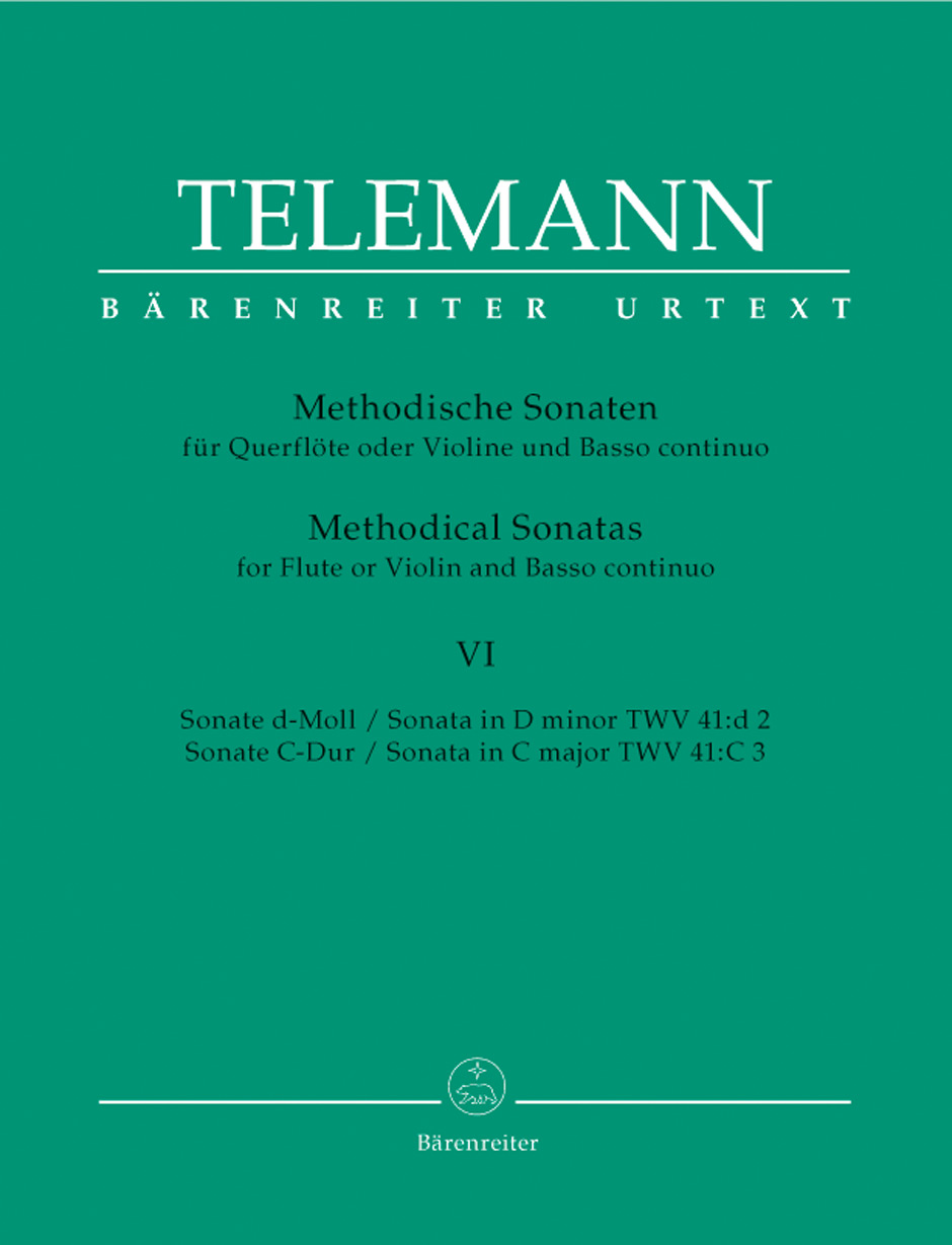 TELEMANN G.P. - SONATAS METODICAS V.6 URTEXT -
