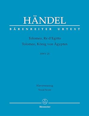 Handel - Tolomeo, Re di Egitto HWV 25