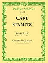STAMITZ C. - CONCIERTO Nº1 SOL M -VIOLONCHELO Y PIANO