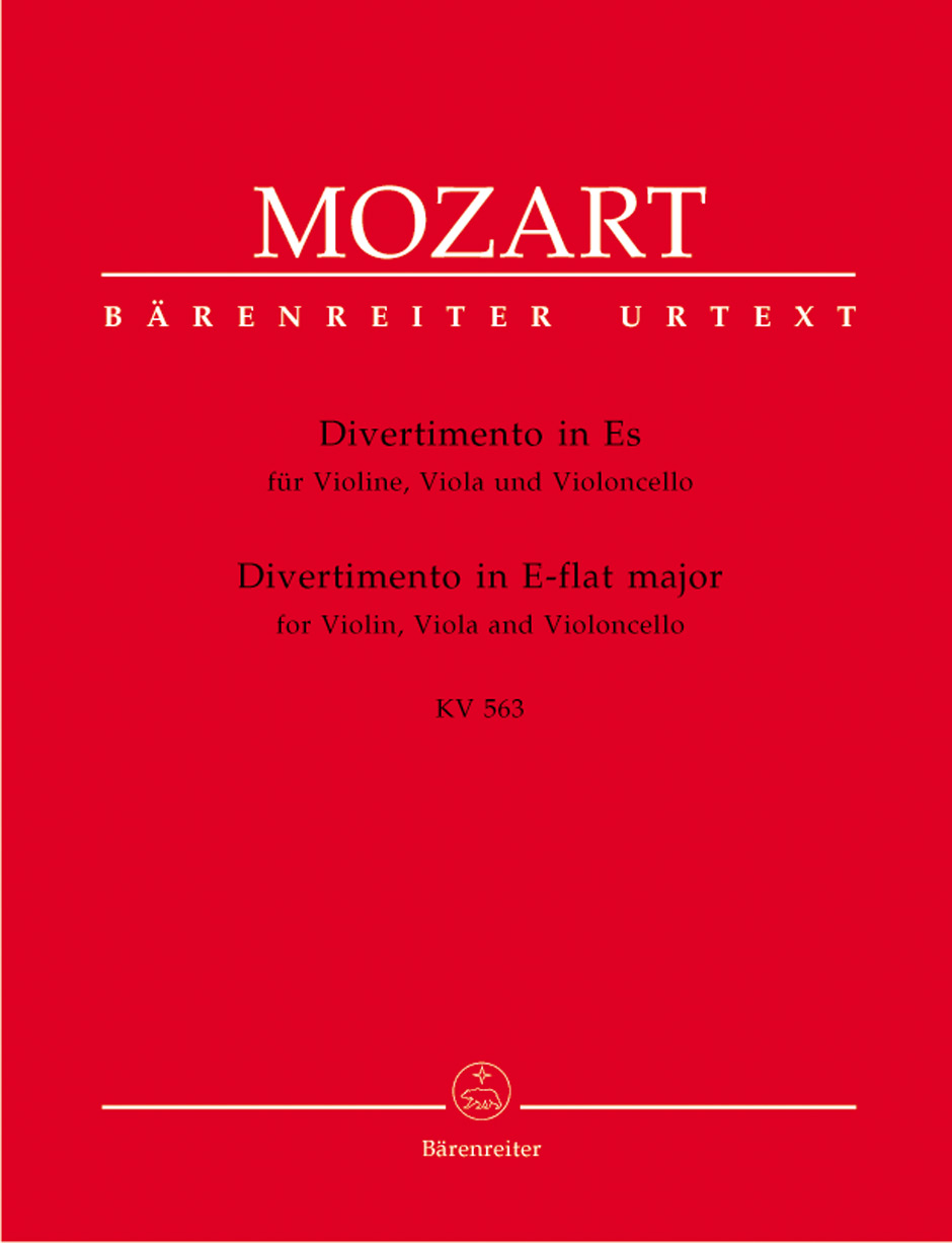 MOZART W.A. - DIVERTIMENTO MIb M (UT) (PT)     V/VA/VC - KV.563