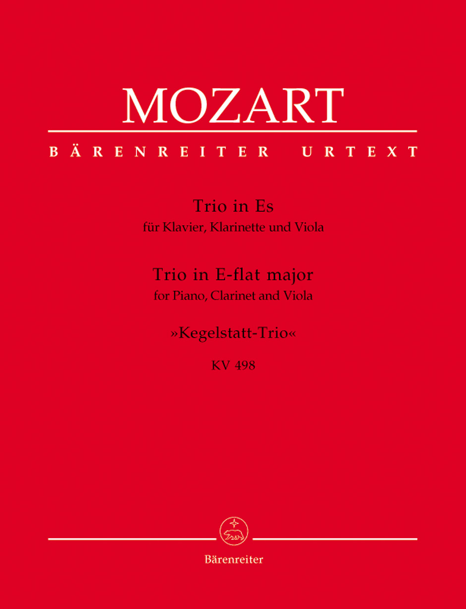 MOZART W.A. - TRIO MIb M (KEGELSTATT)  (CL/V//VAP) - KV.498