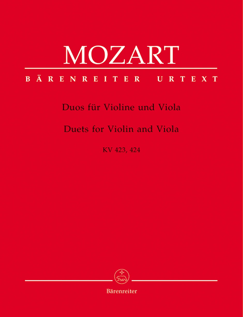 MOZART W.A. - DUOS (2) URTEXT - KV.423/424