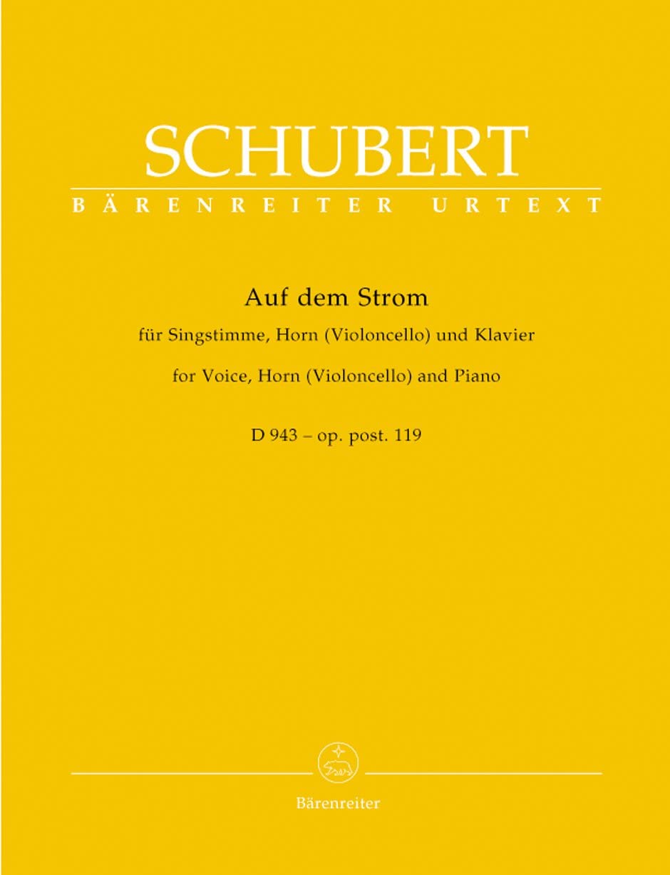 SCHUBERT F. - AUF DEM STROM URTEXT (D.945)    VOZ/TR/P - OP.119