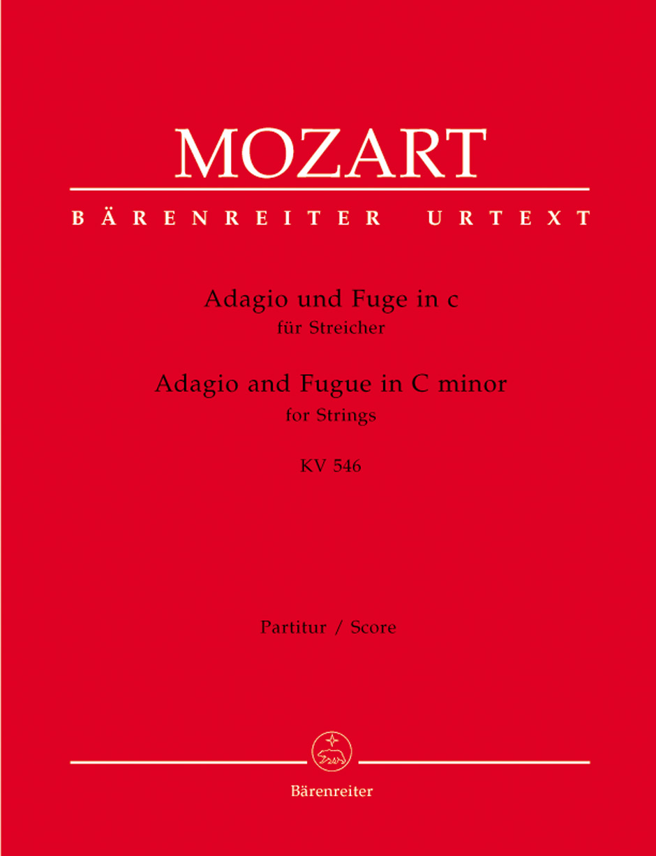 MOZART W.A. - ADAGIO Y FUGA DO m  (2V/VA/VC - KV.546)