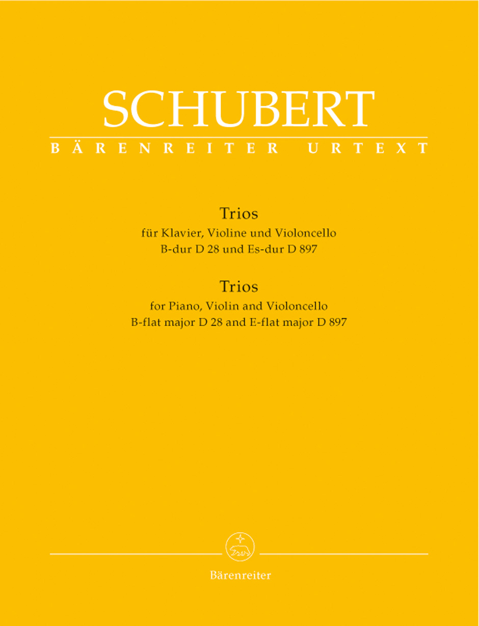 SCHUBERT F. - TRIOS (2) URTEXT (SC+PT)  V/VCP - OP.148