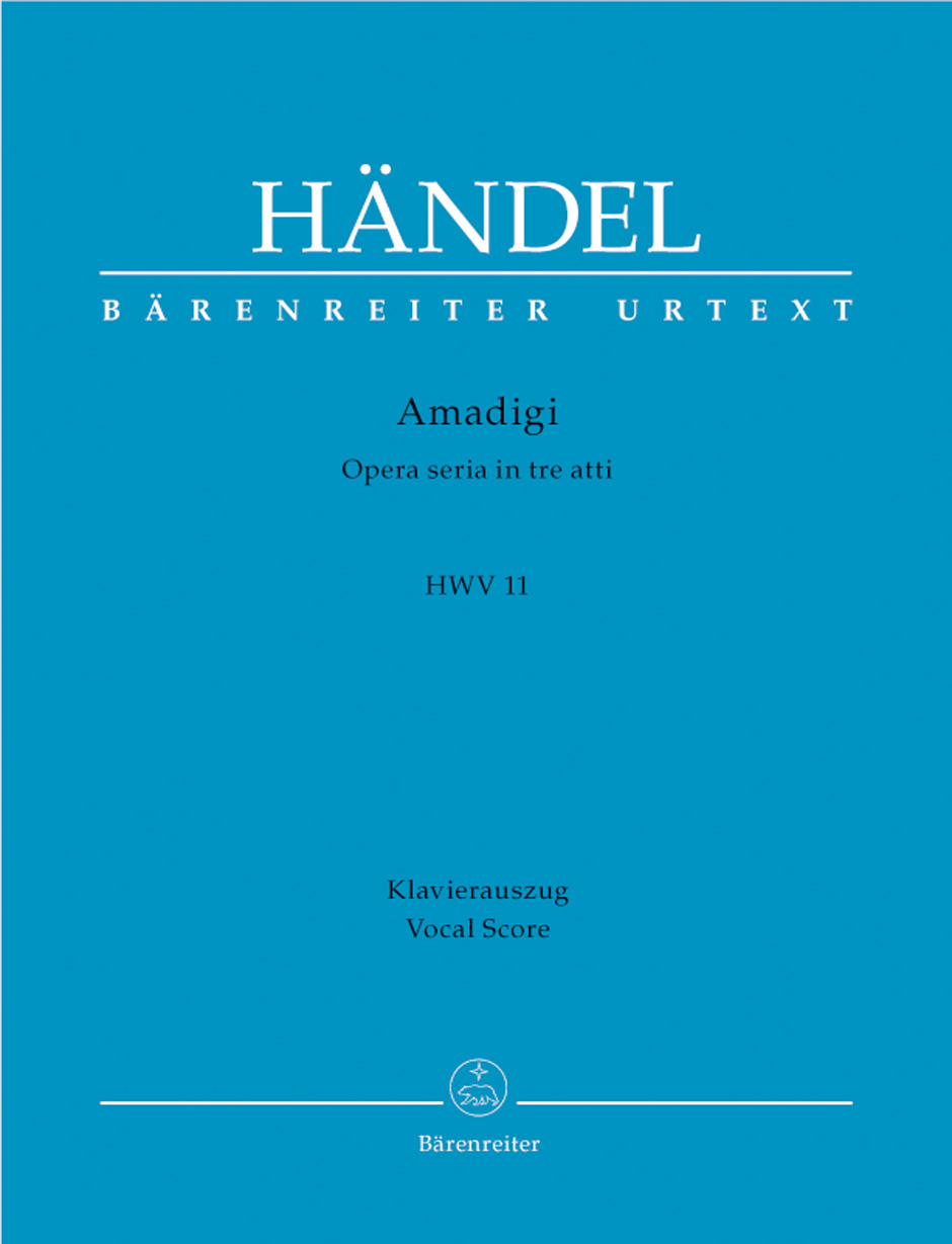 HANDEL G.F. - AMADIGI (OPERA 3 ACTOS) HWV 11 URTEXT