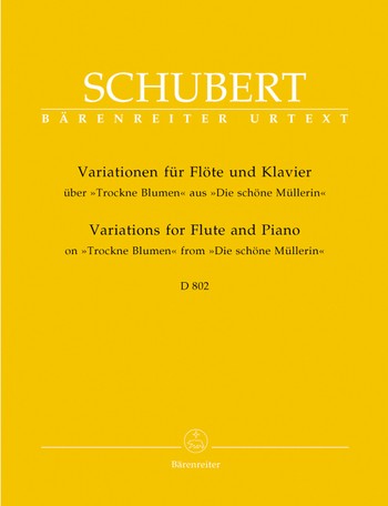 SCHUBERT F. - VARIACIONES SOBRE TROCKNE BLUMEN URTEXT -(D.802)