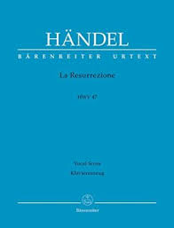 HANDEL G.F.- LA RESURREZIONE ORATORIO HWV 47 URTEXT