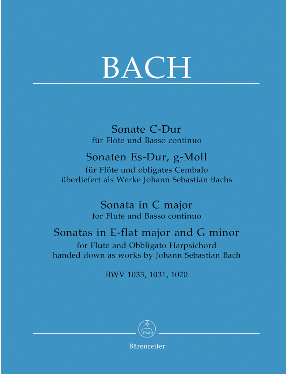 BACH J.S. - SONATAS URTEXT - BWV.1020/31/33