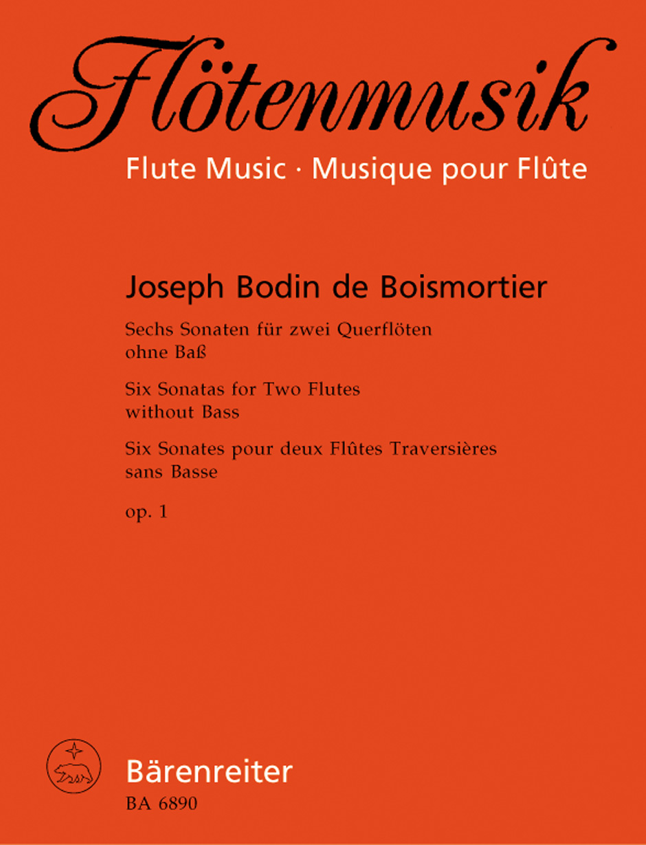 BOISMORTIER J.B. - SONATAS (6) - OP.1