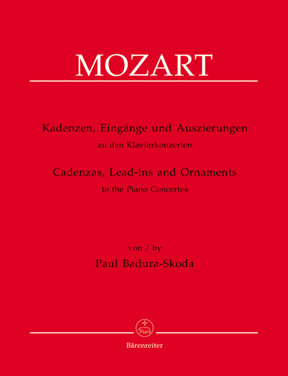 MOZART W.A. - CADENCIAS Y ORNAMENTOS CONCIERTOS PIANO BADURA-SKODA