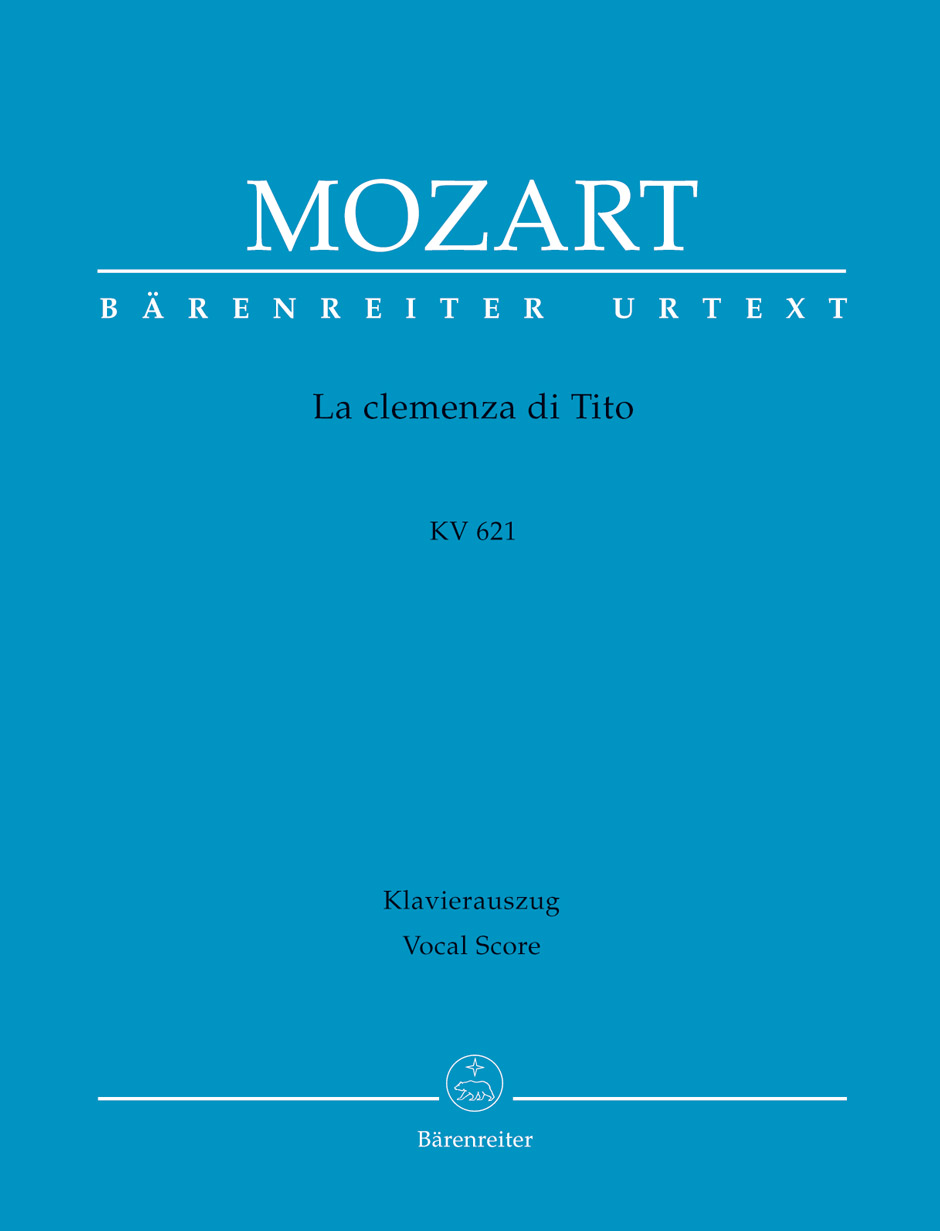 MOZART W.A. - LA CLEMENCIA DE TITO KV.621 URTEXT