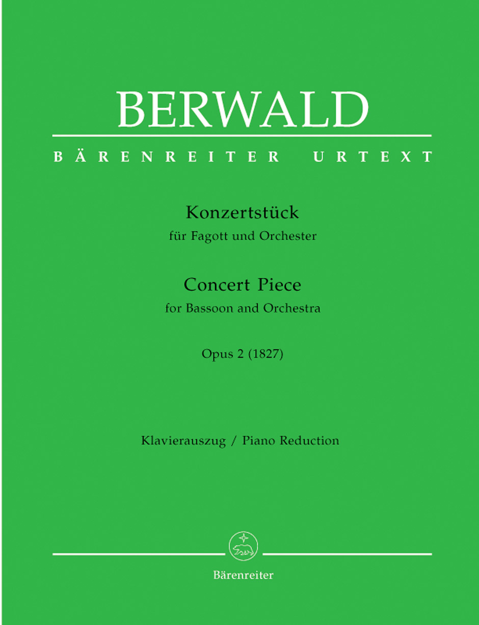 BERWALD F. - PIEZA DE CONCIERTO URTEXT - OP.2