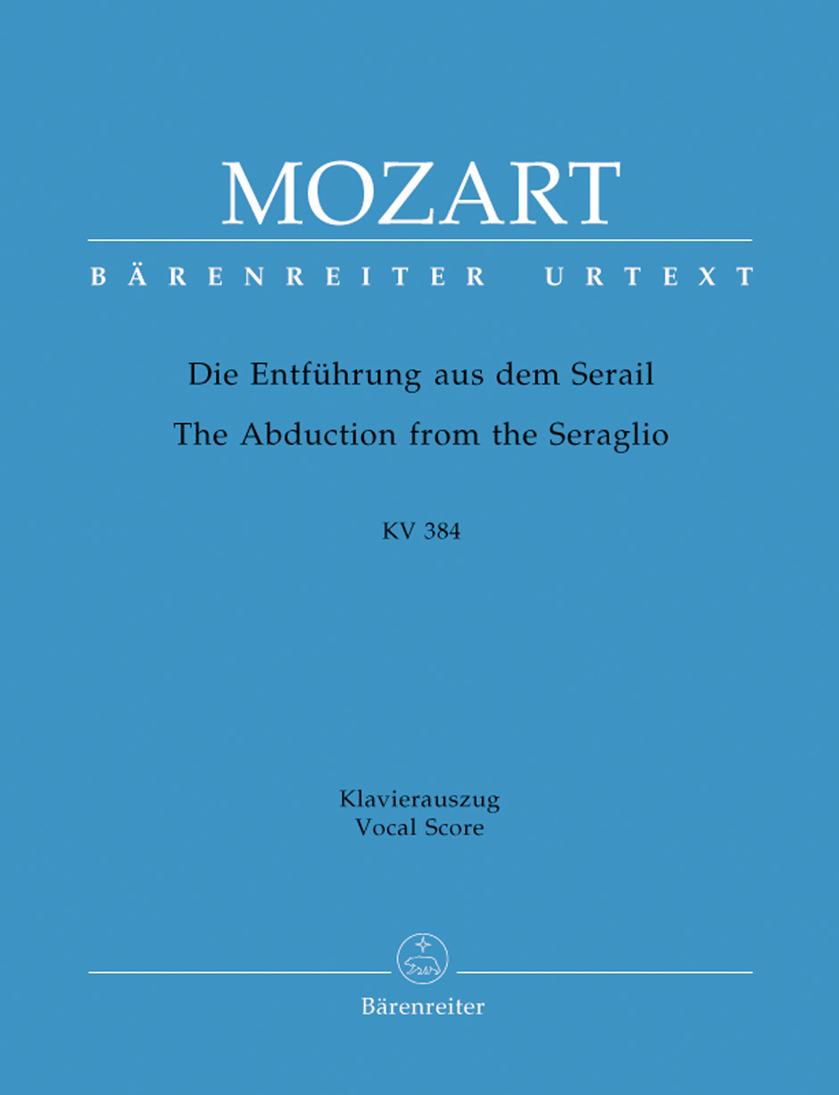 MOZART W.A. - RAPTO DEL SERRALLO - KV.384 URTEXT- CANTO Y PIANO -