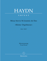 HAYDN J. - MISA BREVE HONOR A SAN JUAN DE DIOS (UT) - HOB.XXII:7
