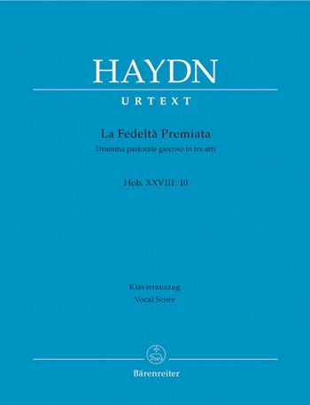 HAYDN J. - LA FEDELTA PREMIATA HOB XXXVIII10 URTEXT