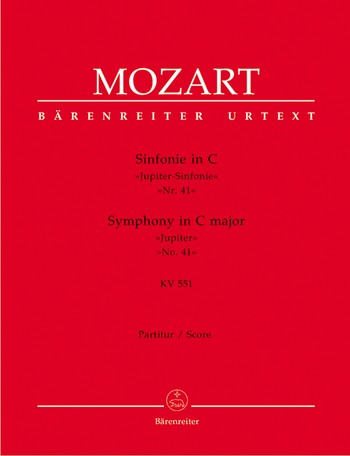 MOZART W.A. - SINFONIA EN DO KV.551 Nº 41 URTEXT JUPITER