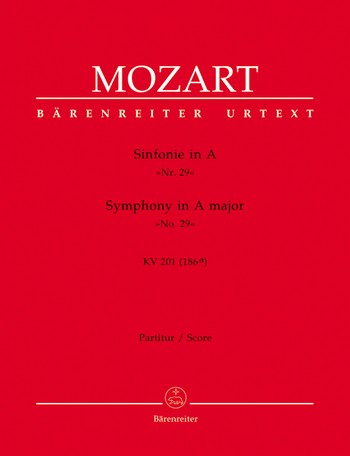 MOZART W.A. - SINFONIA Nº29 LA M URTEXT - KV.201 (186A)