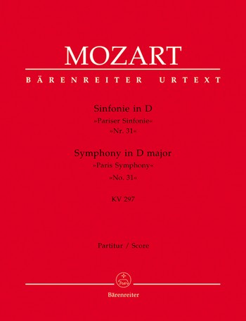 MOZART W.A. - SINFONIA Nº 31 RE M K.297 (300A) PARIS URTEXT