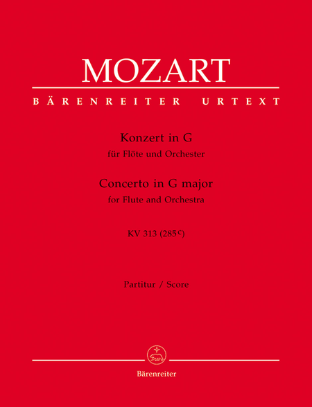 MOZART W.A. - CONCIERTO SOL M. KV313(285C) FLAUTA Y ORQUESTA