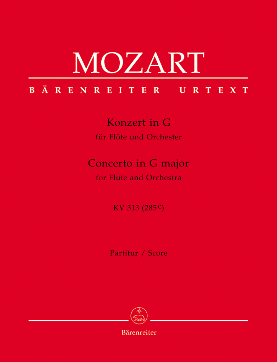 MOZART W.A.- CONCIERTO SOL M - KV.313 (285C) URTEXT PARTES