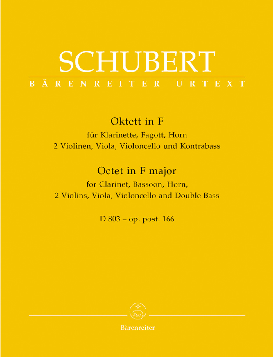 SCHUBERT F. - OCTETO FA M (UT)(PT)CL/FG/TR/2V/VA/VC/CB - OP.166
