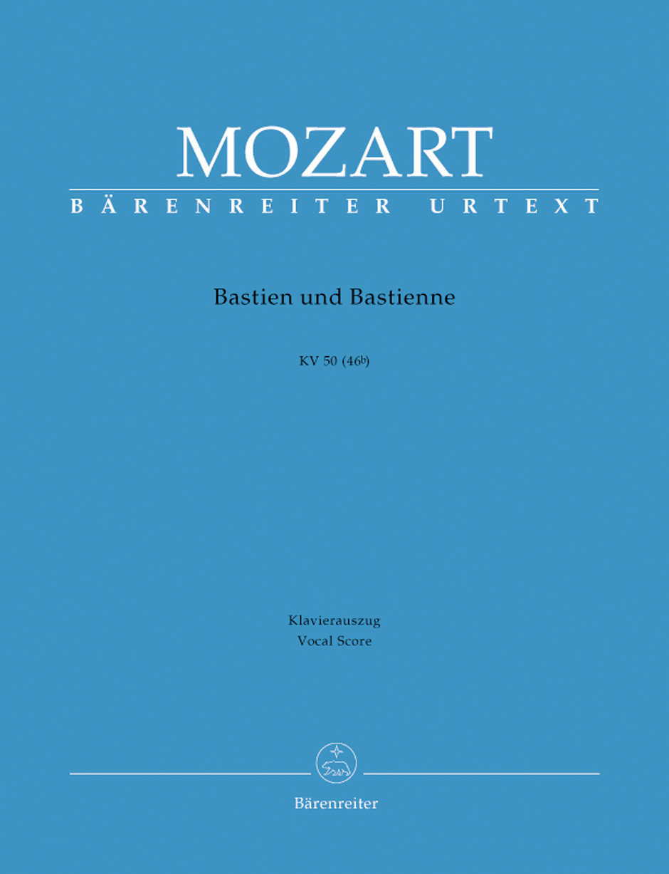 MOZART W.A. - BASTIANO E BASTIANA URTEXT - KV.50