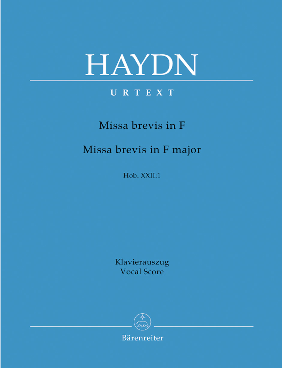 HAYDN J. - MISA BREVIS FA M HOB.XXII:1 URTEXT -