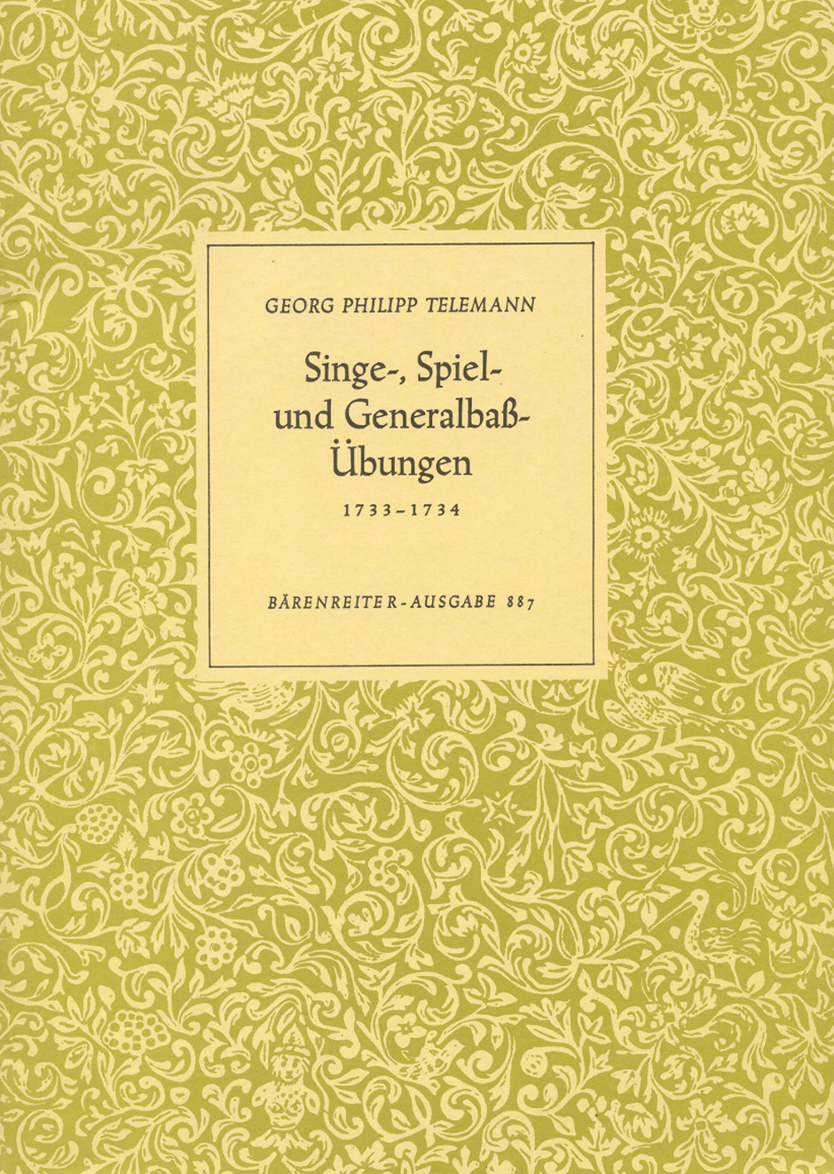 TELEMANN G.P. - SINGE SPIEL UND GENERALBASS-UBUNGEN -
