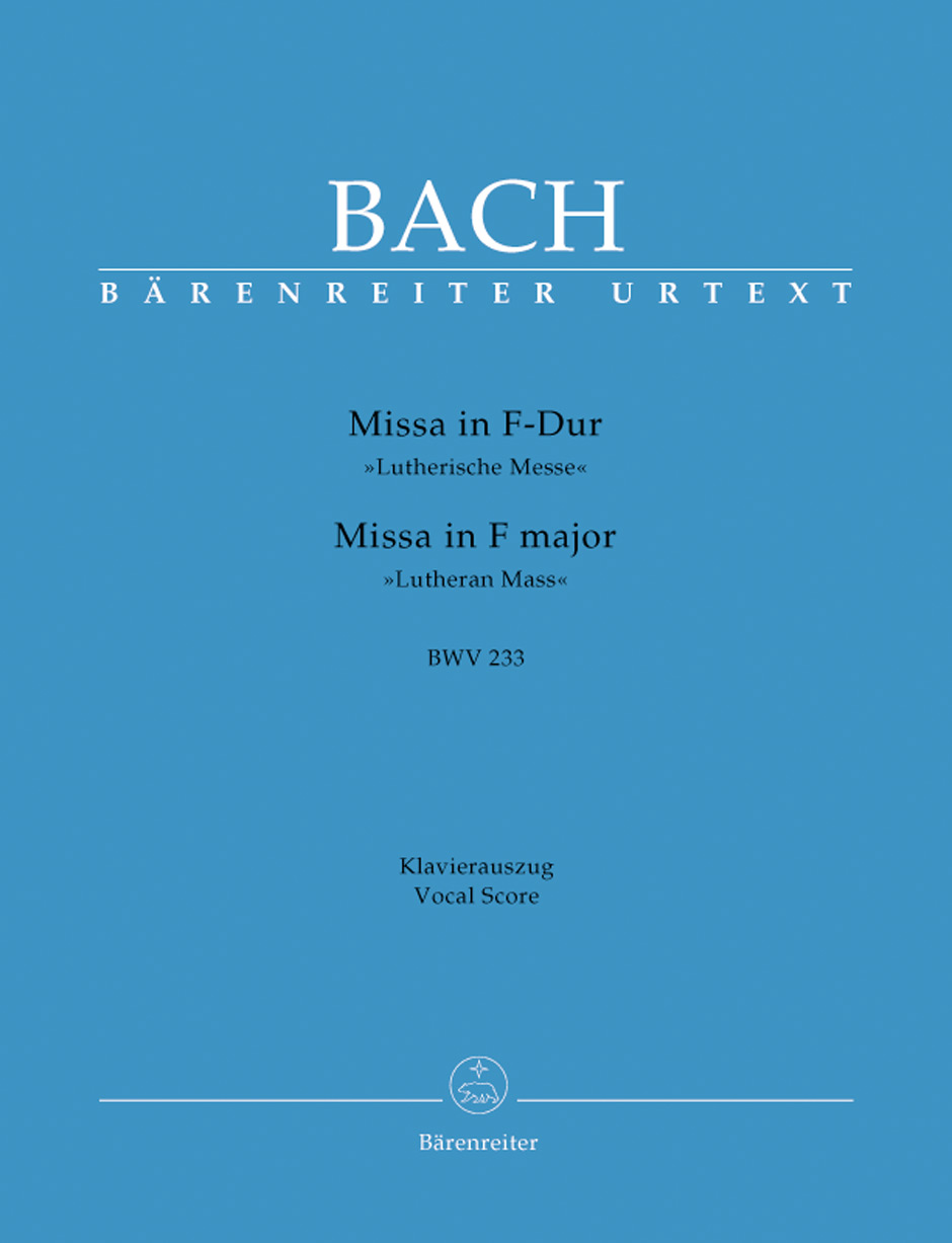 BACH J.S. - MISA FA M - BWV.233