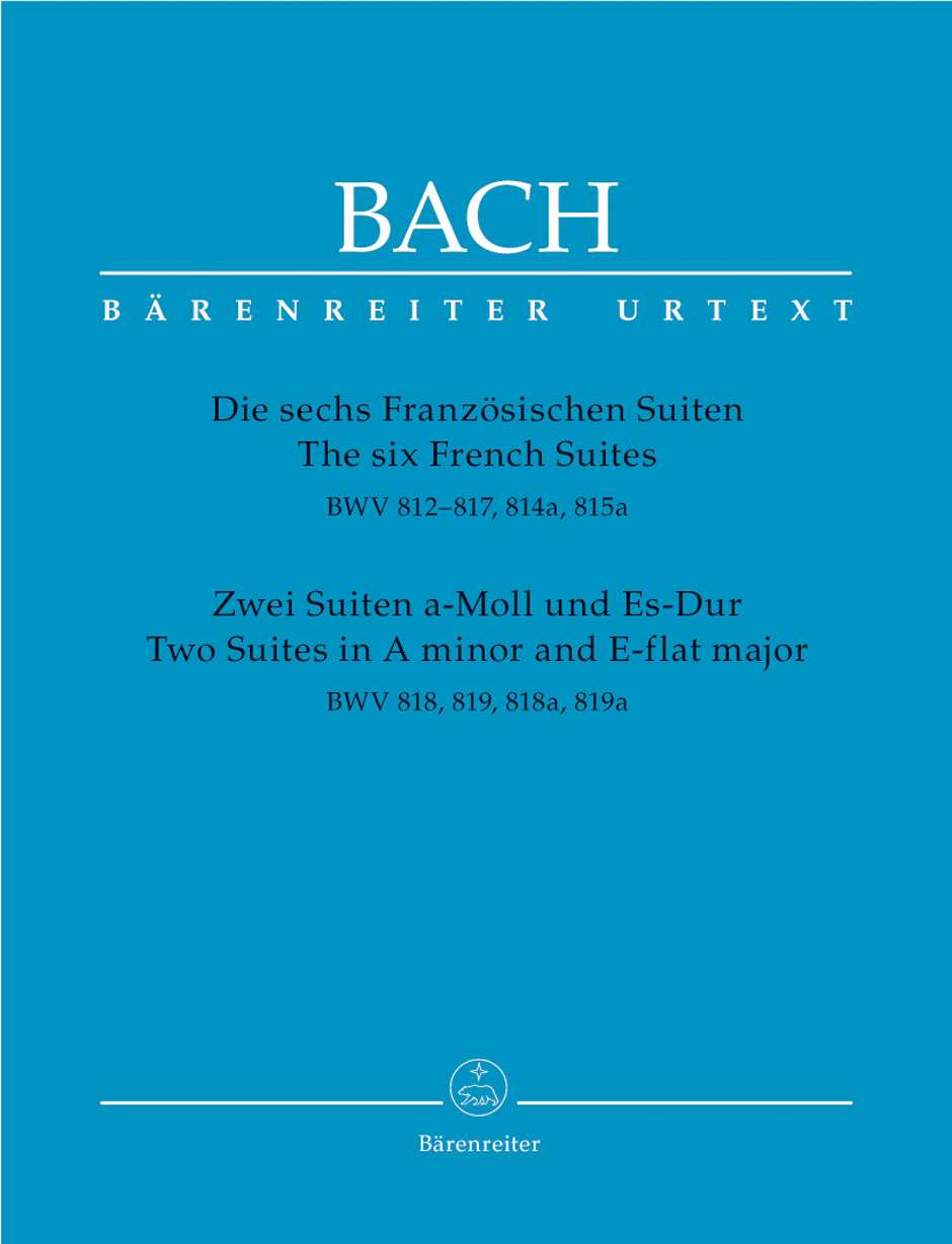 BACH J.S. - SUITES FRANCESAS URTEXT - BWV.812-817, 814a, 815a