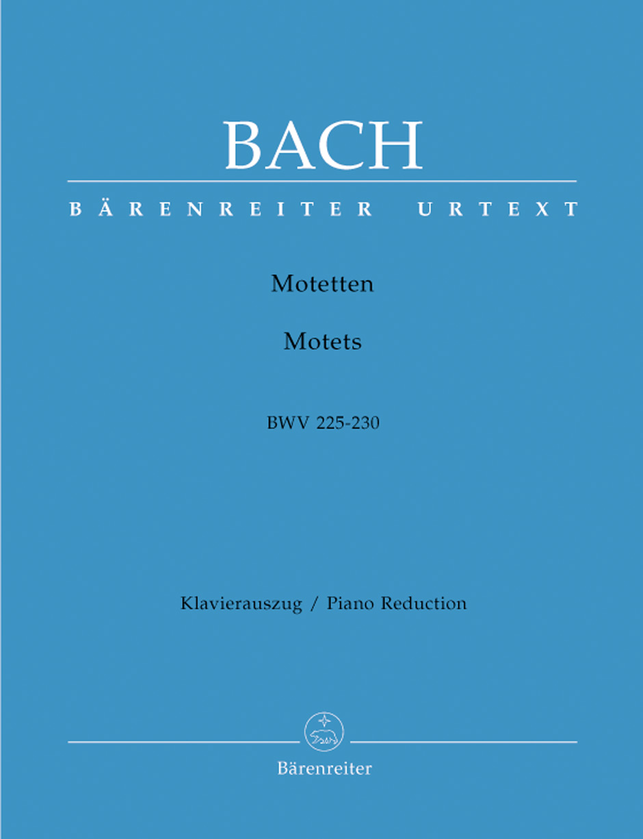 BACH J.S. - MOTETES (6) URTEXT - BVW.225-230