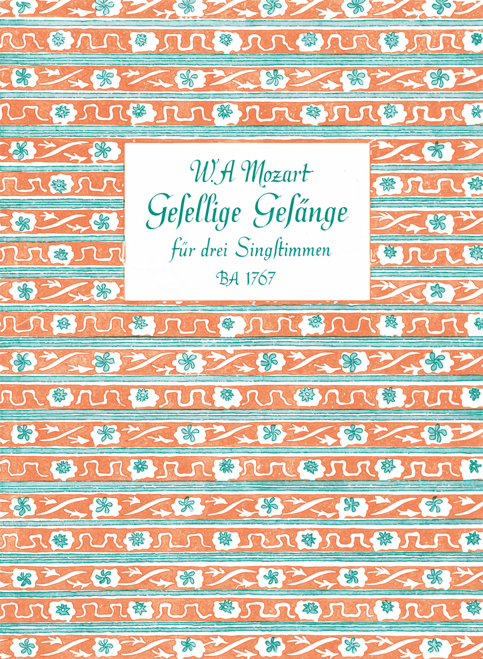 MOZART W.A. - GESELLIGE GESANGE -