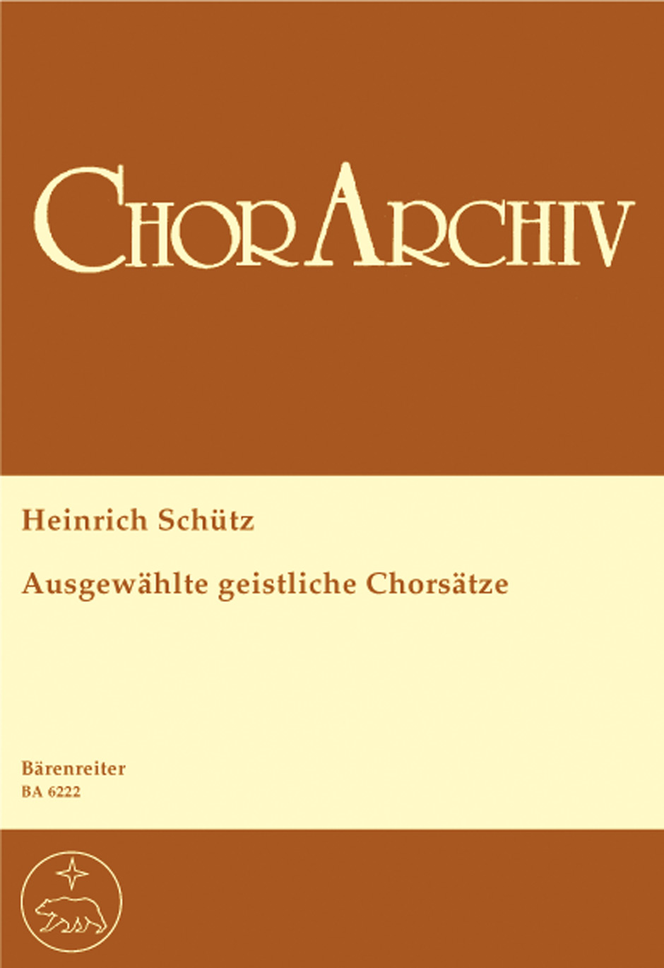 SCHUTZ H. - CHOR ARCHIV                         SATB -