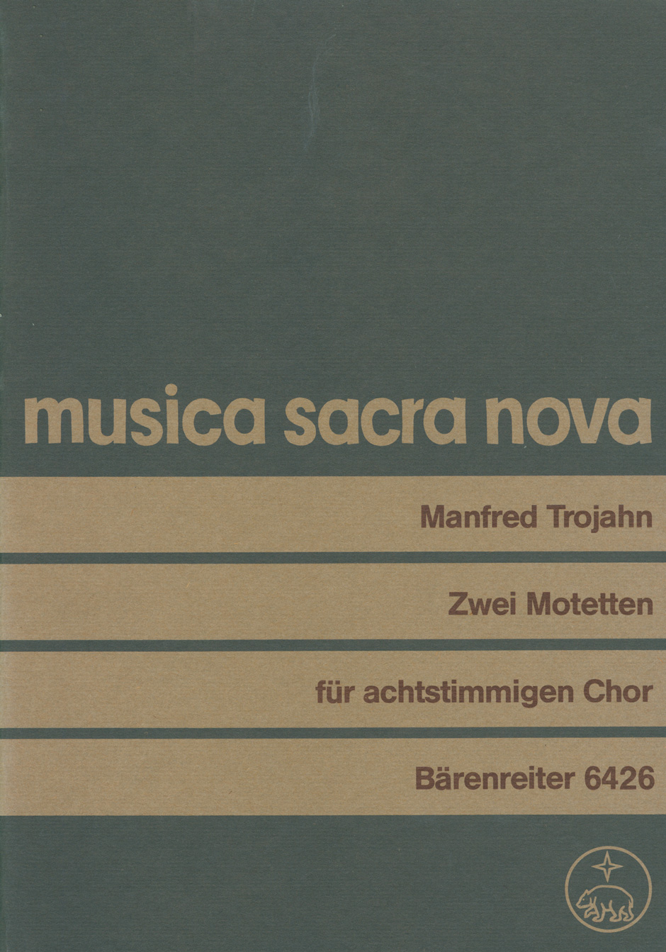 TROJAHN M. - MOTETTEN (2) (LATIN/ALEMAN) -
