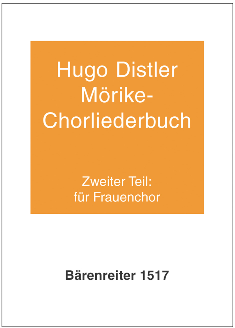 DISTLER H. - MORIKE CHORLIEDERBUCH (CORO MUJERES) -
