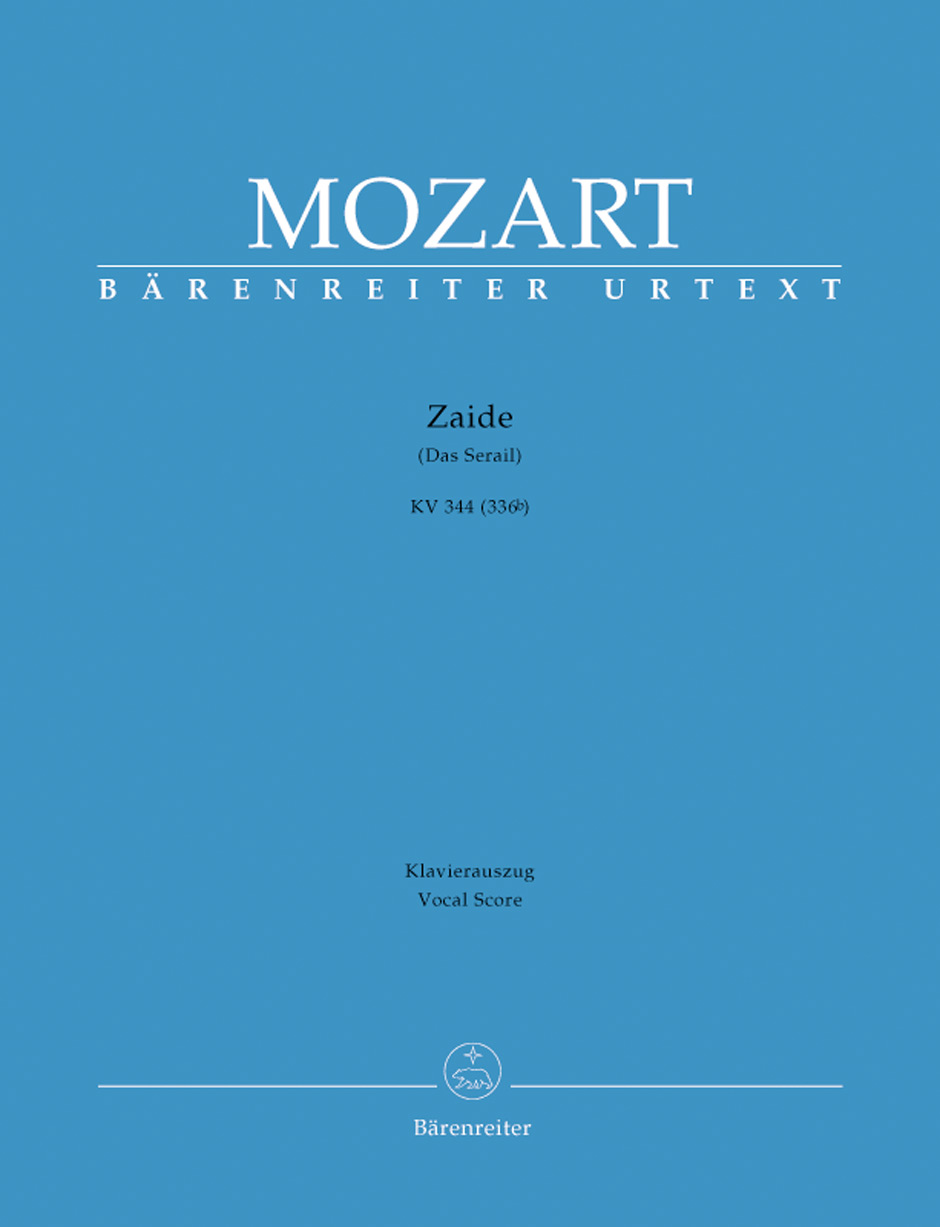 MOZART W.A. - ZAIDE URTEXT - KV.344