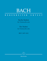 BACH J.S. - SUITES (6) VIOLONCHELO SOLO BWV 1007-1012 URTEXT