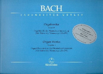 BACH J.S. - OBRAS ORGANO V. 9 CORALES COL.NEUMEISTER MANUSCRITO YALE LM4708