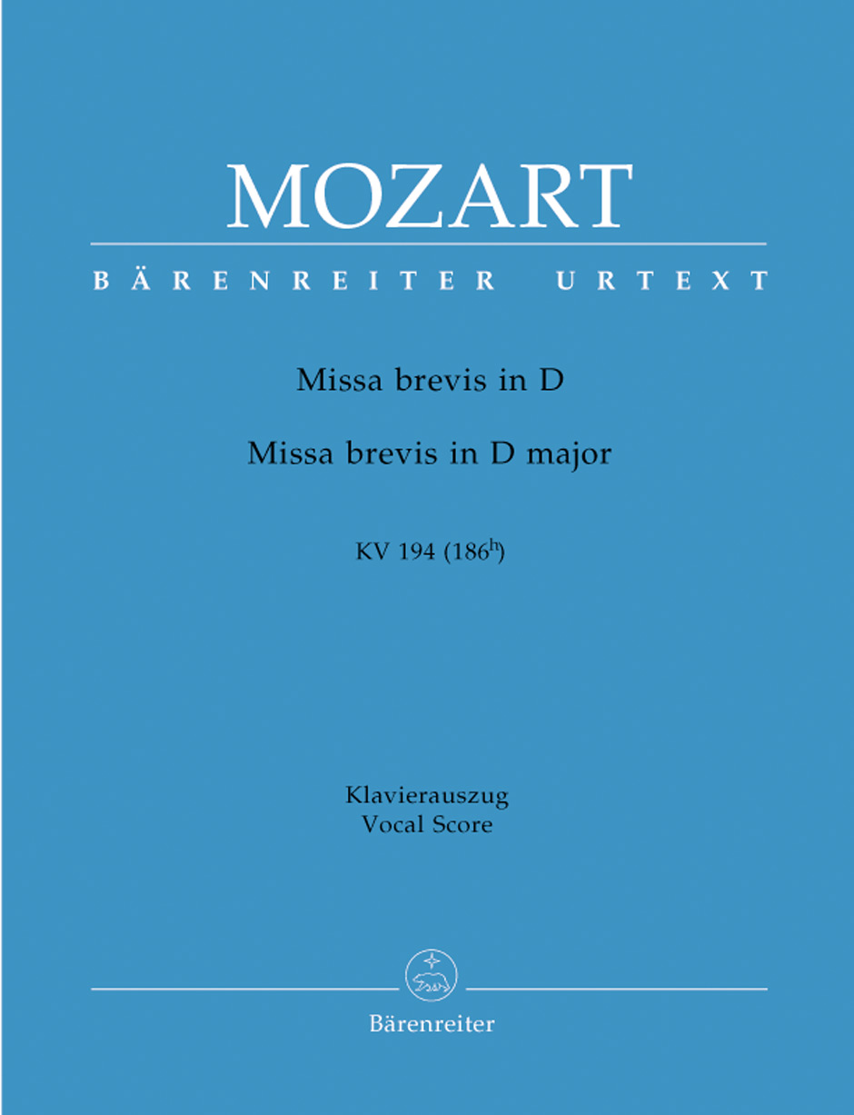 MOZART W.A. - MISA BREVIS RE M - KV.194  (186)