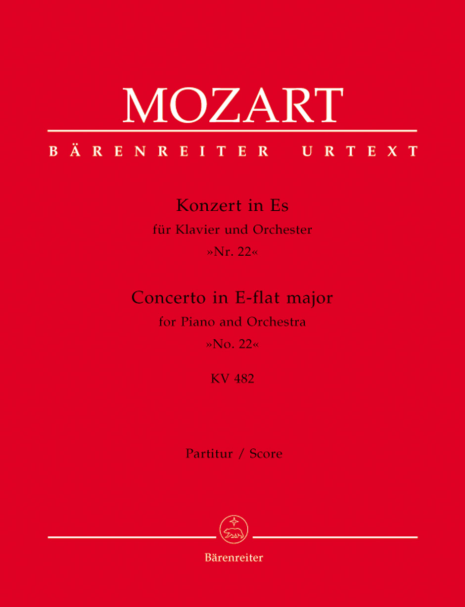 MOZART W.A. - CONCIERTO Nº22 MIb M URTEXT - KV.482 (DIRECTOR)