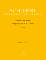 SCHUBERT F. - SINFONIA Nº8  DO M D944 LA GRANDE URTEXT