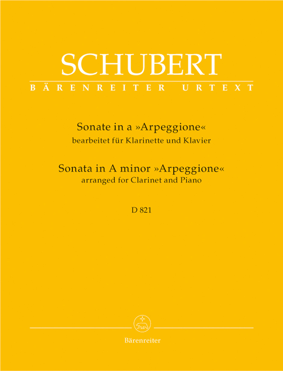 SCHUBERT F. - SONATA LA m ARPEGGIONE URTEXT D821 CLARINETE/P