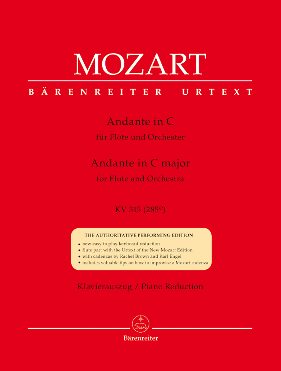 MOZART W.A.- ANDANTE DO M K.V.315 URTEXT
